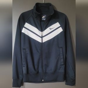 Nike small petite navy blue zip up